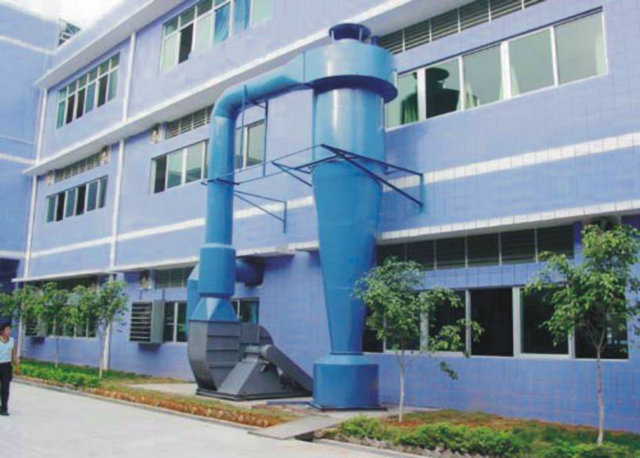 Cyclone electrostatic precipitator